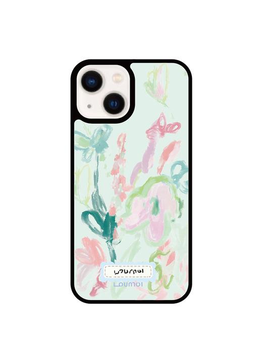 Present series :  Mint butterfly phone case