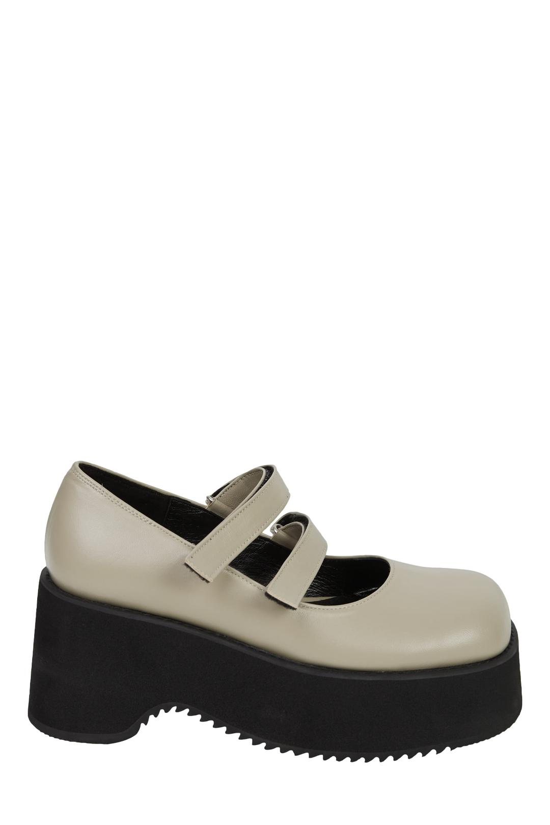 VELCRO PLATFORM MARYJANE / BEIGE