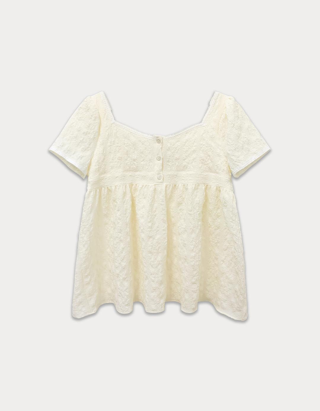 [Preview] Sorbet lace blouse - cream