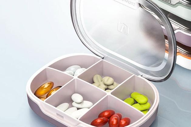 스토리지 6구 미니 휴대용 알약케이스