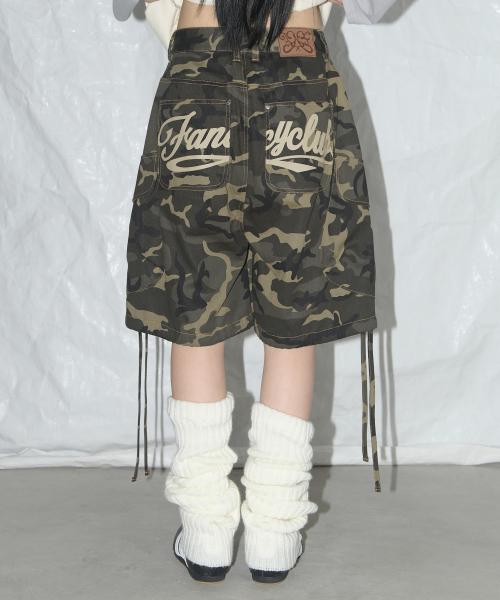 카고 레터링 버뮤다 팬츠 (KHAKI CAMO) F25QD889