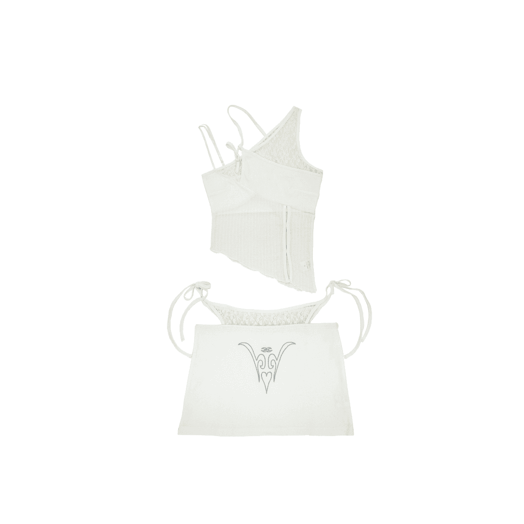 Zish Skirt Set - XS / White