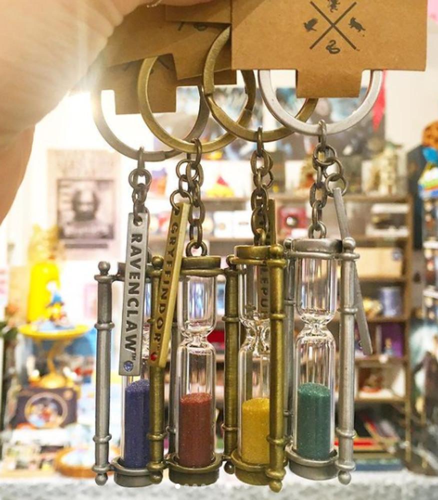 해리포터 호그와트 기숙사 점수 모래시계 키링