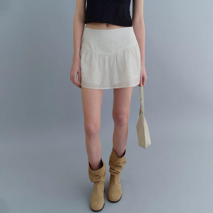 [2차] Darin Shirring PantSkirt (2 Colors)