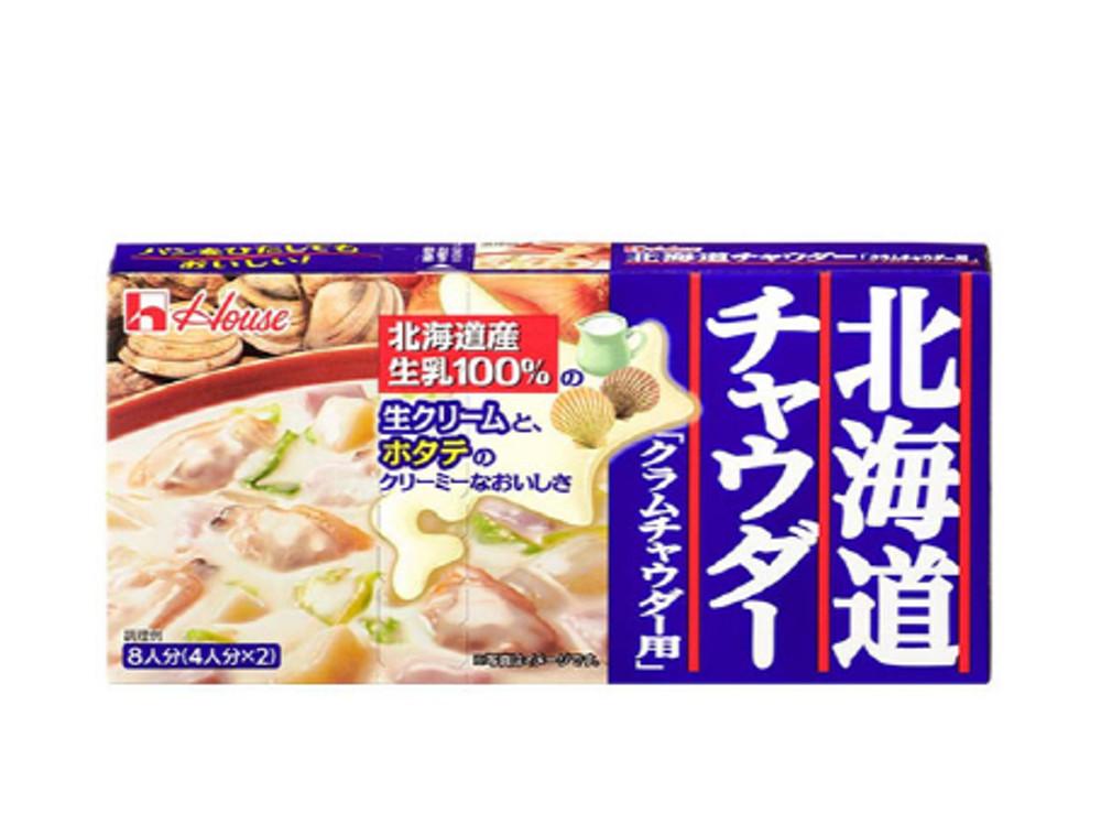 하우스 북해도 크림 스튜 고형가루 차우더 180g / 훗카이도크림스튜 [원산지:일본]
