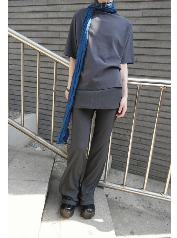 마루 텍스쳐 랩 팬츠 (2c)