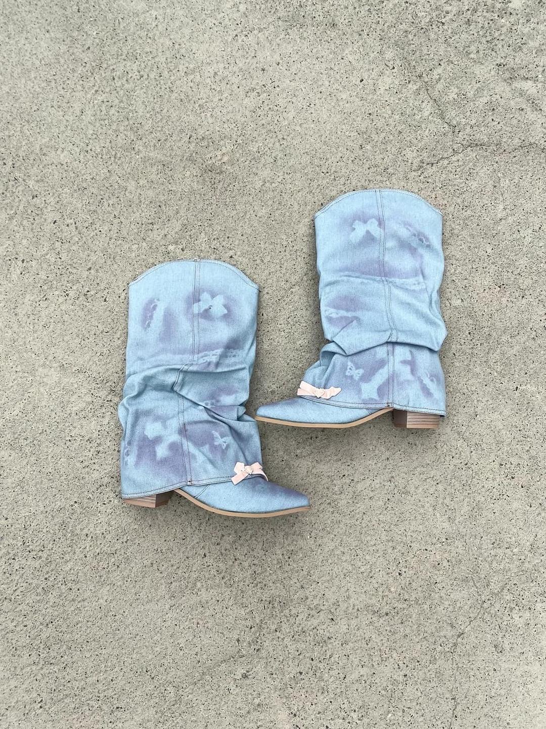 Denim nabi boots | 후루츠패밀리