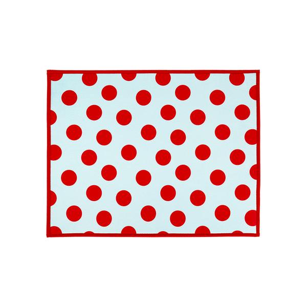 DOT DOT DOOR MAT RED