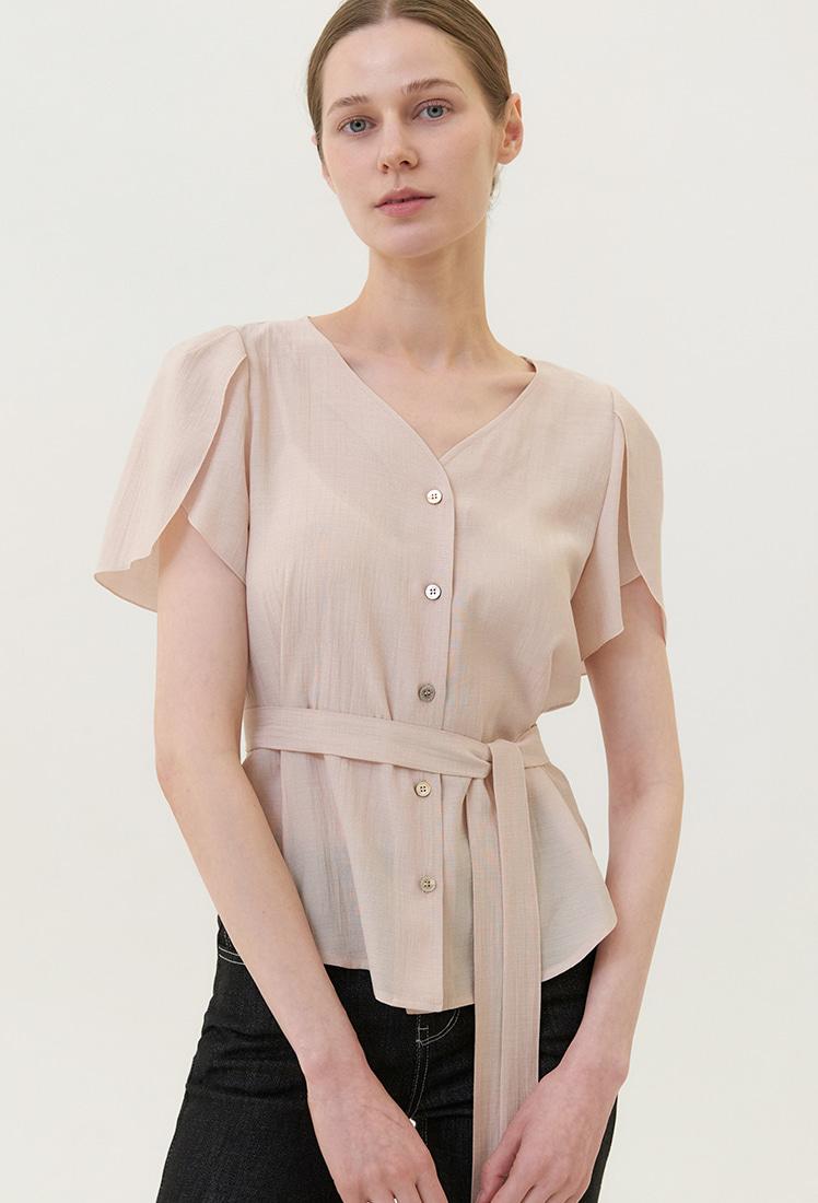 Wendy Tie Blouse (Pink)