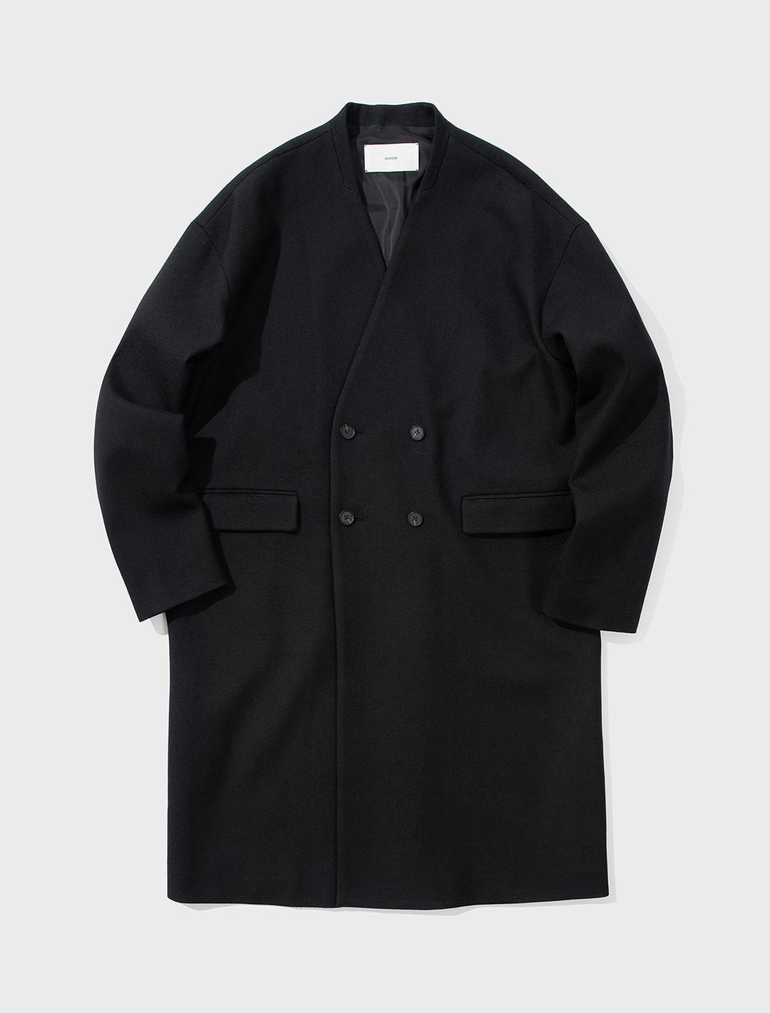 유노이아 멘즈 조셉 울 코트 블랙