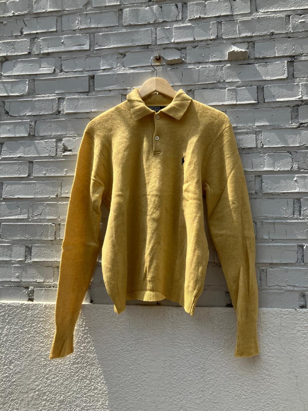 Polo Ralph Lauren 옐로우 램스 울 니트 폴로 | 후루츠패밀리
