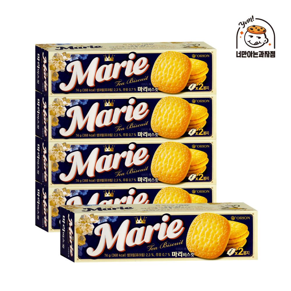 오리온 마리비스킷 74g x 5개