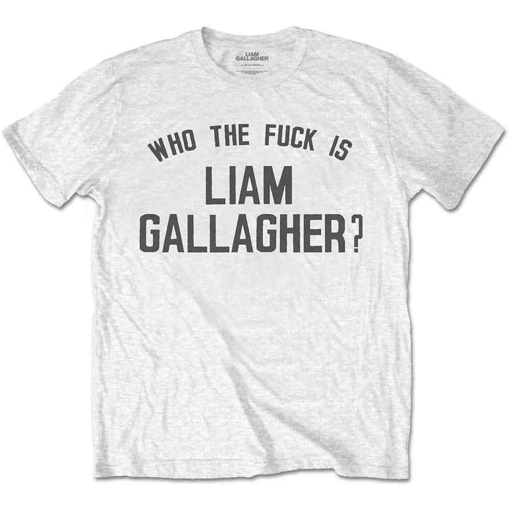 Liam Gallagher / Who The F T-Shirt *2-3일 이내 발송 / 한정수량 할인