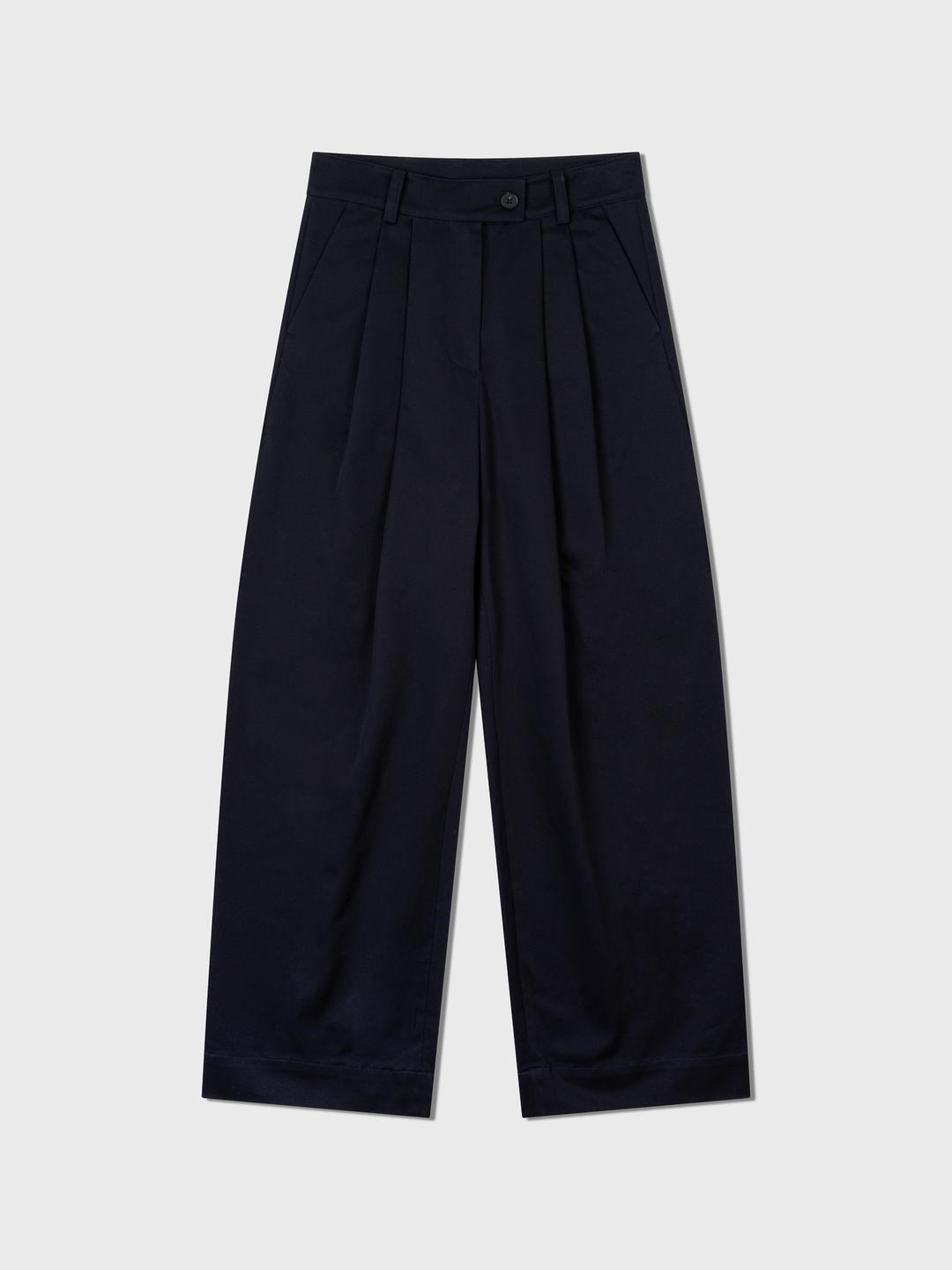 [Re-stock] taey two tuck pants / navy