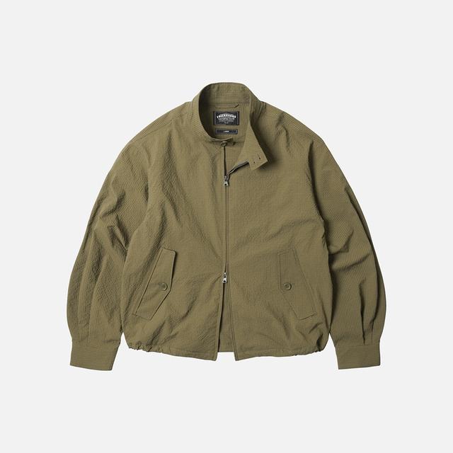 Seersucker buddy harrington jacket _ beige