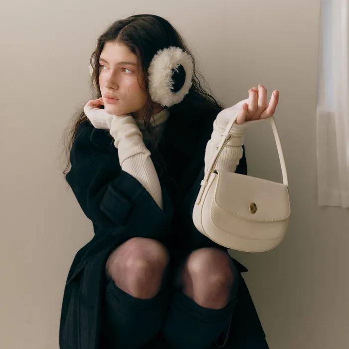 [2차 리오더] 어뮤즈 미니 새들 아이보리