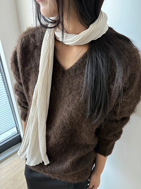 pleats muffler (3color)