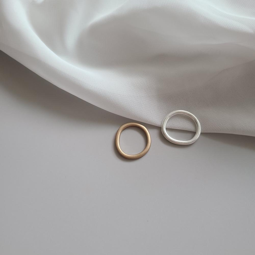 무광엔틱언이븐반지