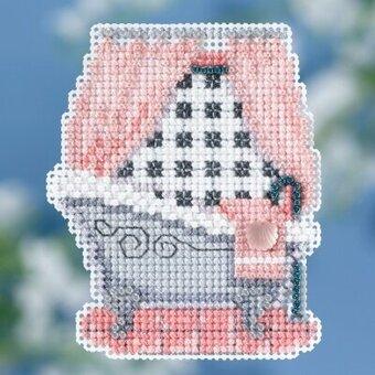 Classic Bathtub - Beaded Cross Stitch Kit