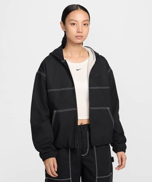 스포츠웨어 오버사이즈 워크웨어 재킷 W - 블랙 / IF0337-010