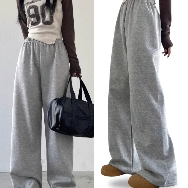 [3단기장] MADE. 자체체작 와이드 밴딩 트레이닝 면바지 팬츠