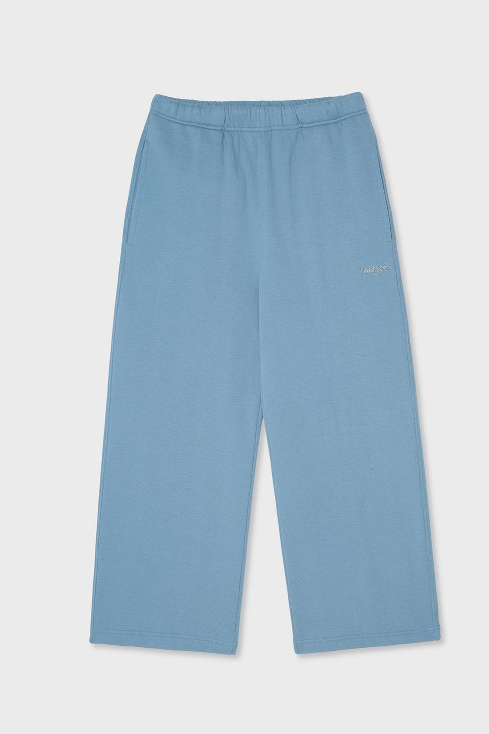 HBT Classic Wide Sweat Pants (SKY BLUE)