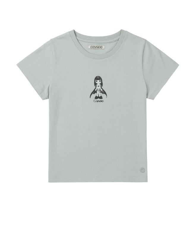 LEGNA CHARACTER T-SHIRTS SAND GREY