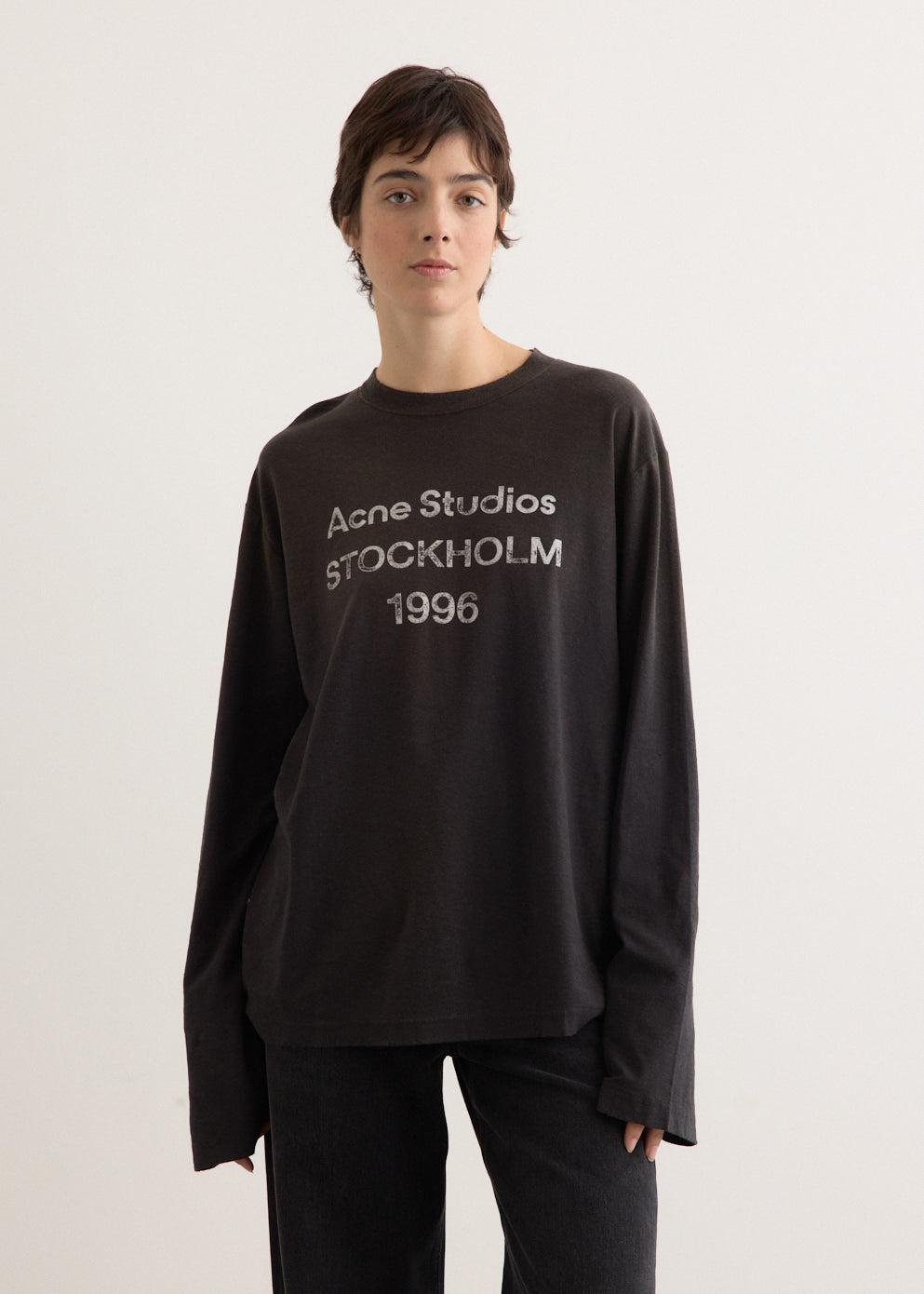 Edden Long Sleeve T-Shirt - FADED BLACK BM0 / S