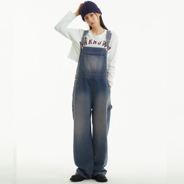 [언노운플라넷] 오버롤 샌드블루