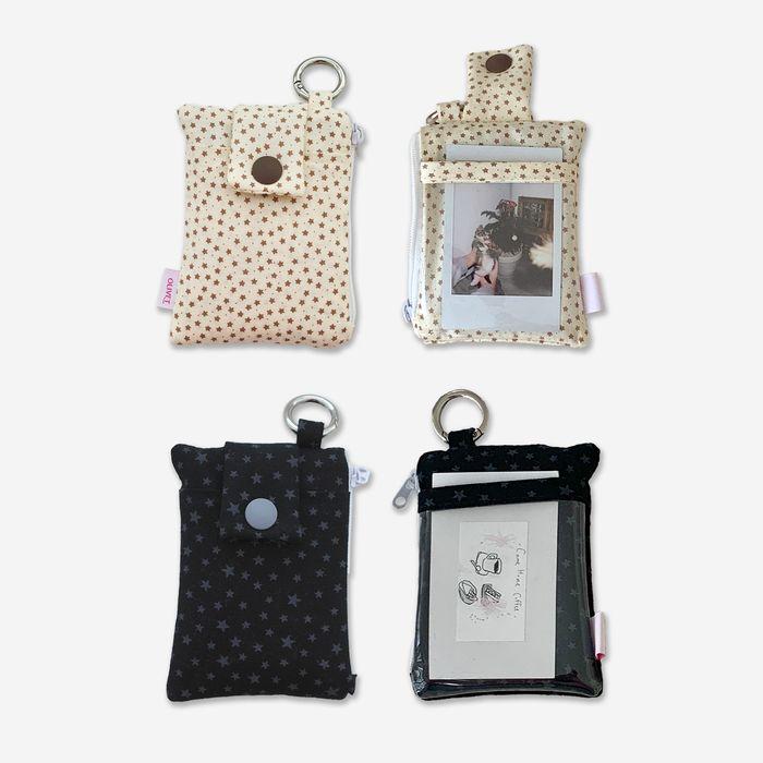 album card mini pouch keyring (2 colors) 카드 지갑 키링