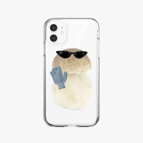 Hi mushroom clear jelly case