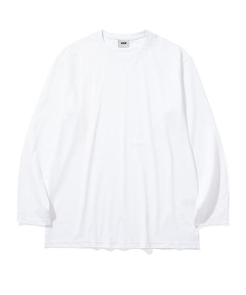 레이어드 크루넥 긴팔 티셔츠 [WHITE]
