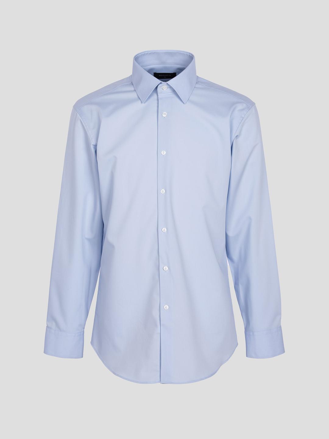 스트레치 레귤러 드레스 셔츠 - 스카이 블루