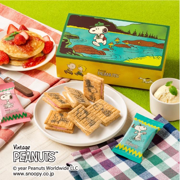 슈가 버터 트리 스누피 콜라보 슈가버터,딸기 팬 케이크 쿠키 (12개입)