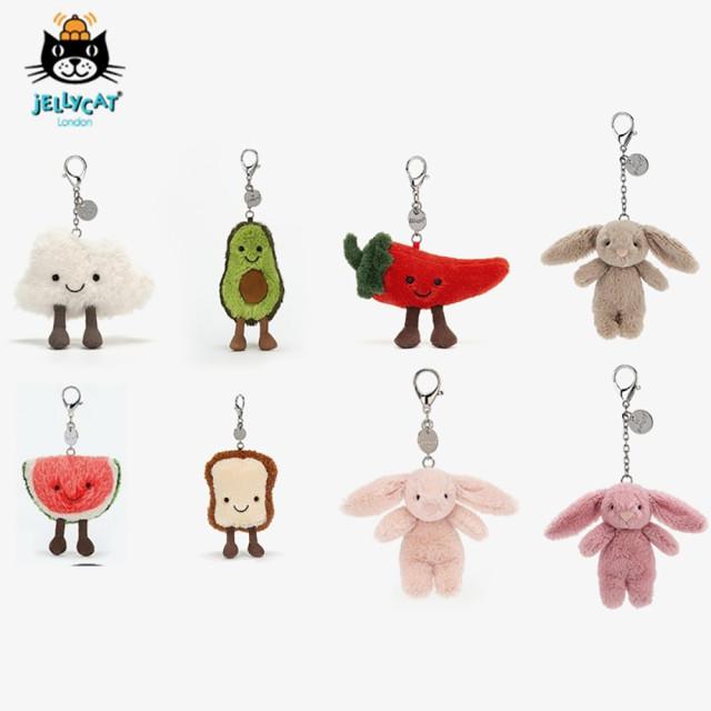 젤리캣 버니 미니 인형 토끼 열쇠고리 키링 10cm 10종