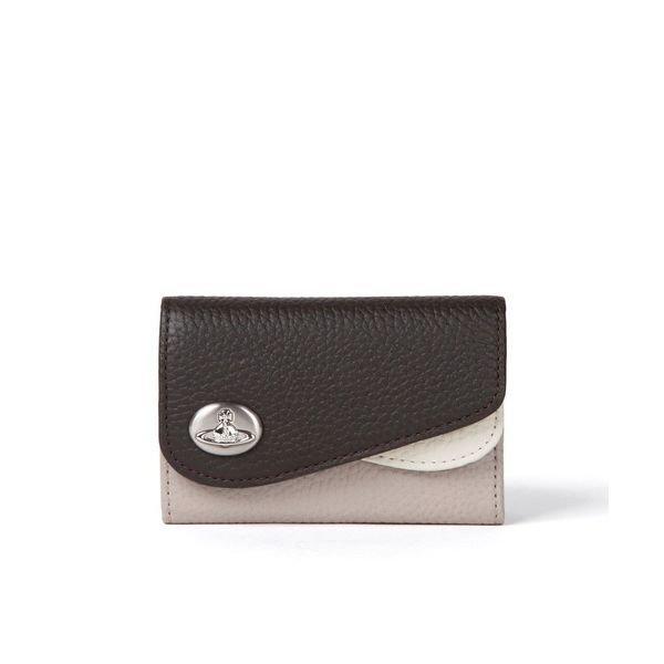 비비안웨스트우드 NEW DOUBLE FLAP 카드 열쇠 지갑 키케이스 859173 BM5E 브라운 929602
