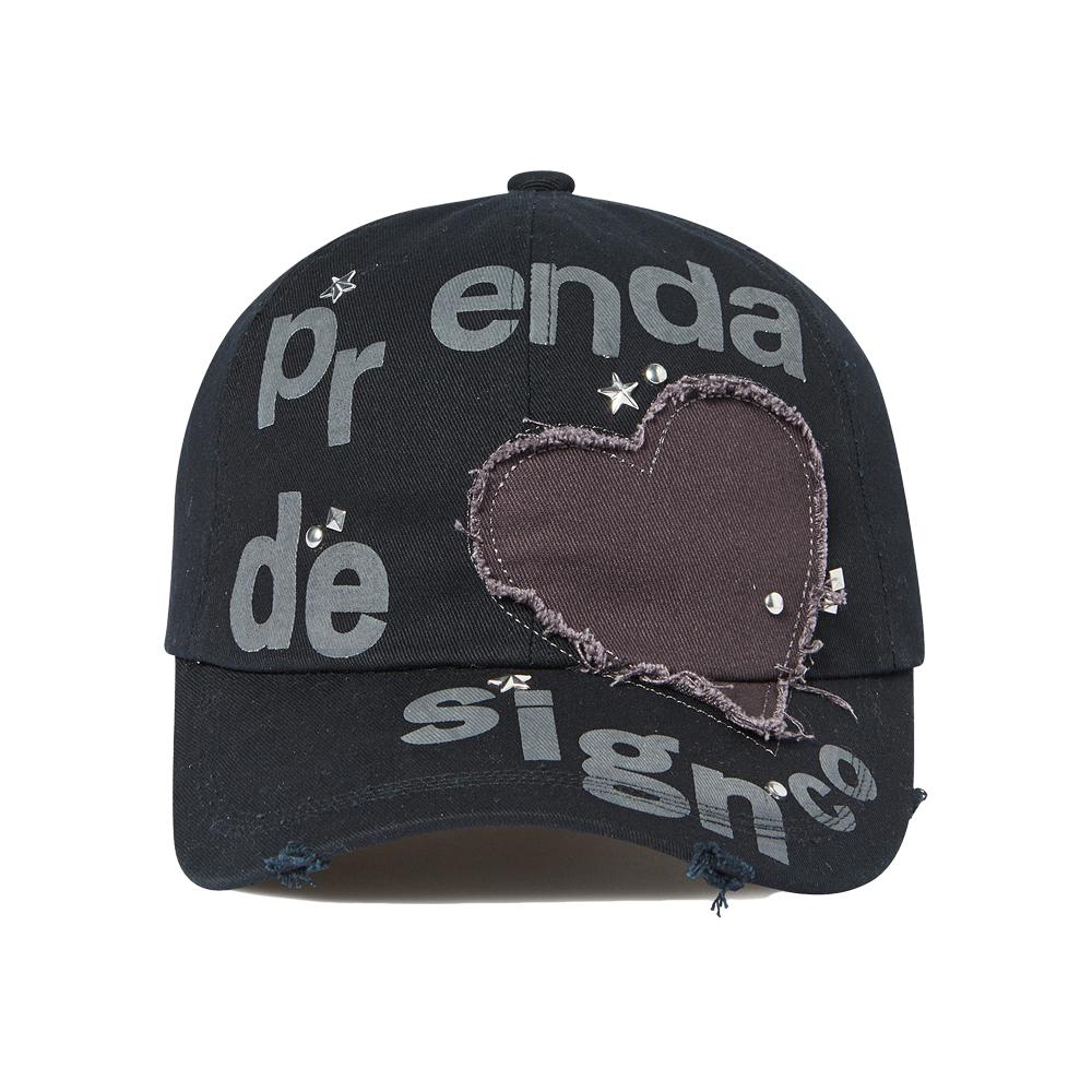 PRENDA DESIGN CO VINTAGE BALL CAP BLACK
