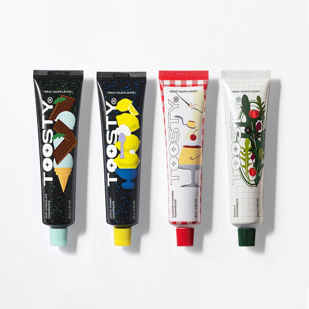 투스티 치약 80g 4종 (+여행용 25g)
