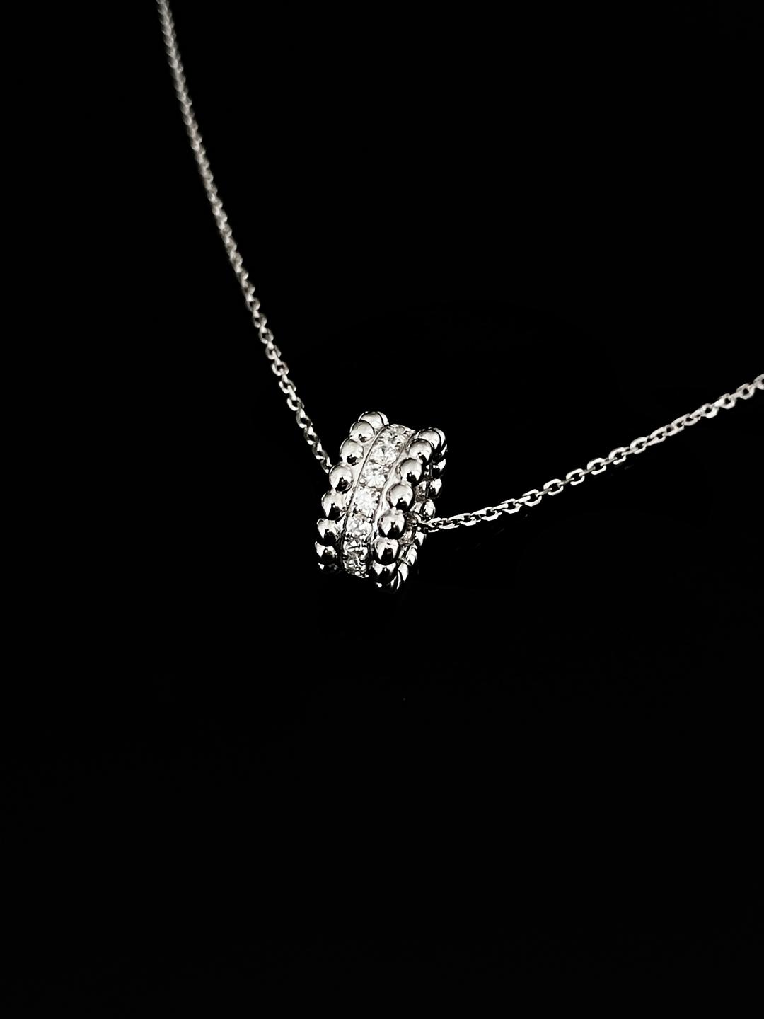 [925 Silver] Bubble Full Band Necklace