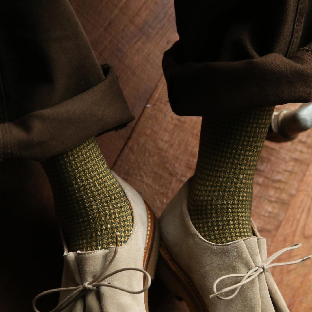 ETS006 Houndstooth Dress Socks