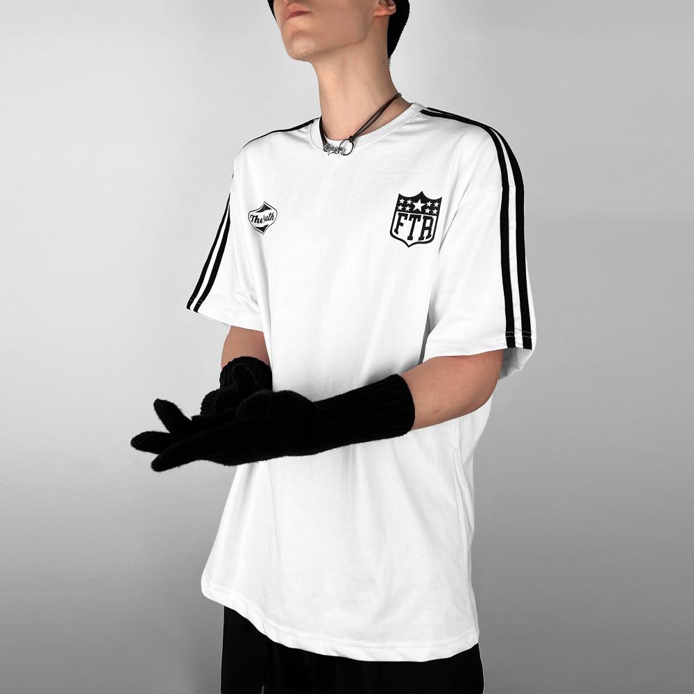 [unisex] 남자 트렉 오버핏 반팔 티셔츠