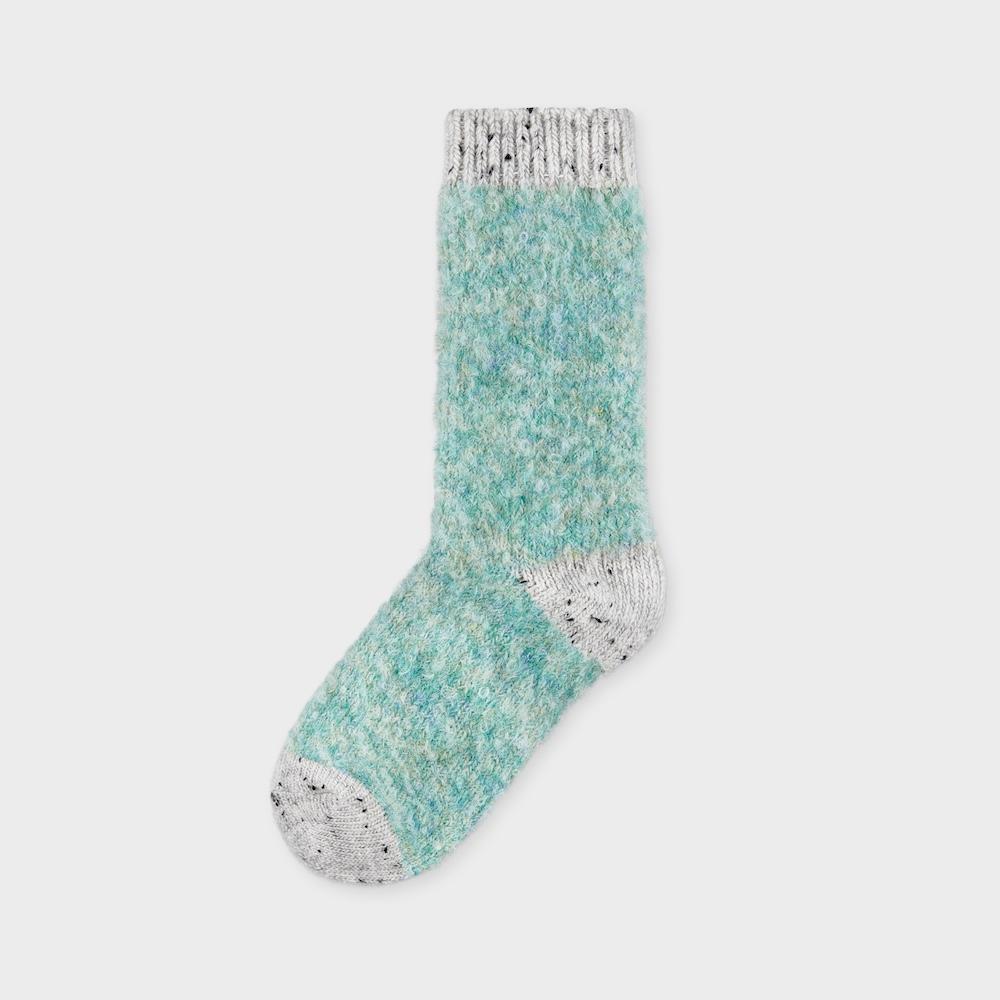 snow wool boucle mint