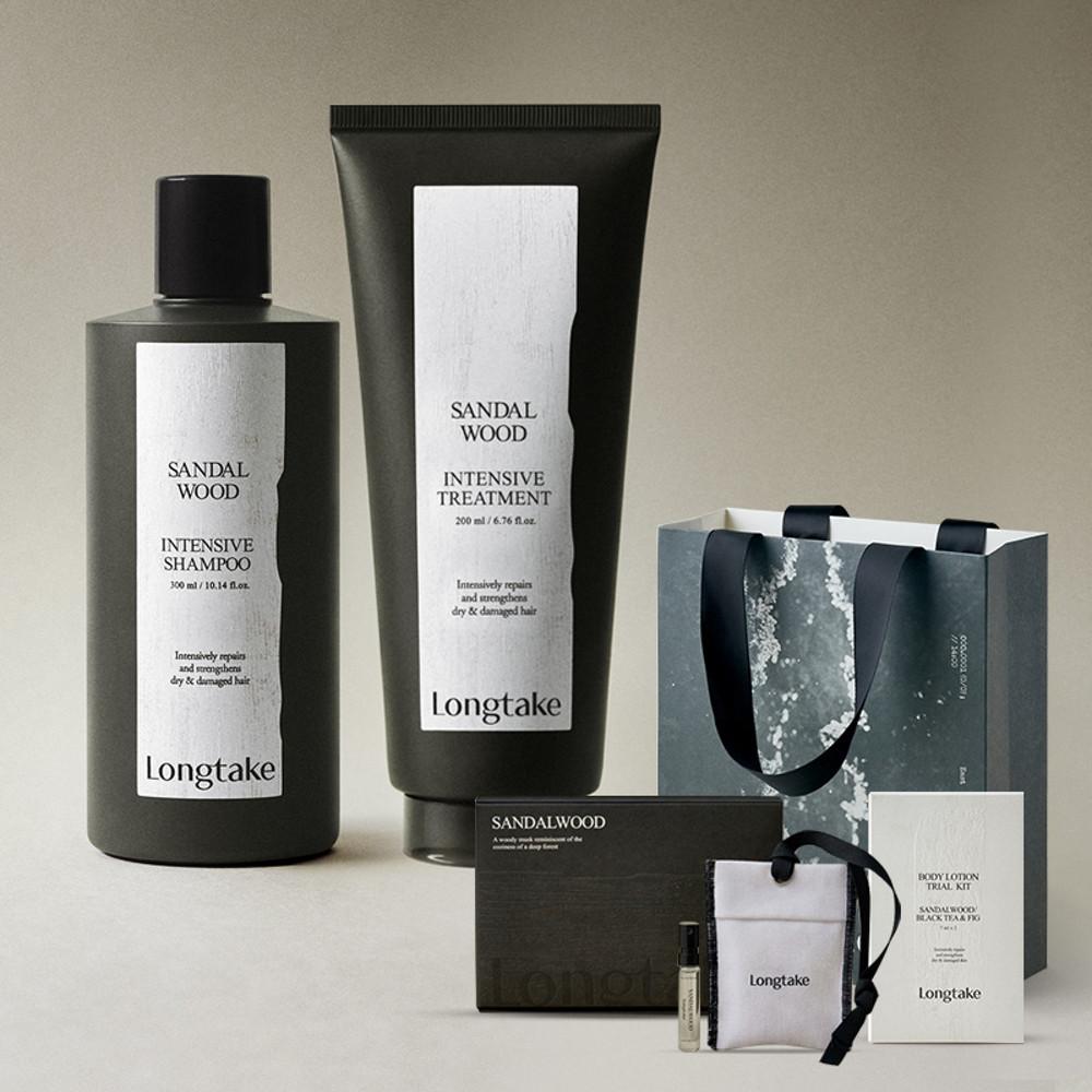 롱테이크 헤어 2종 세트 (샴푸+트릿) : 롱테이크