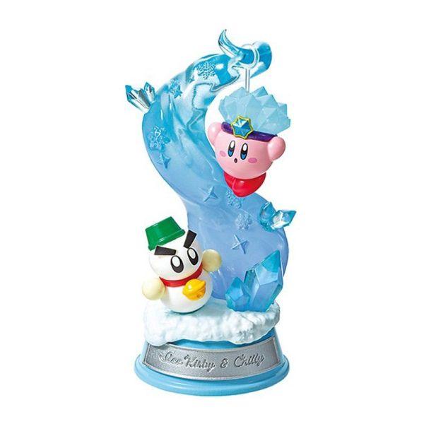 별의 커비 스윙 컬렉션 블라인드 박스 데스크탑 장식품 소형 크리에이티브 인형 인테리어 커비 눈사람