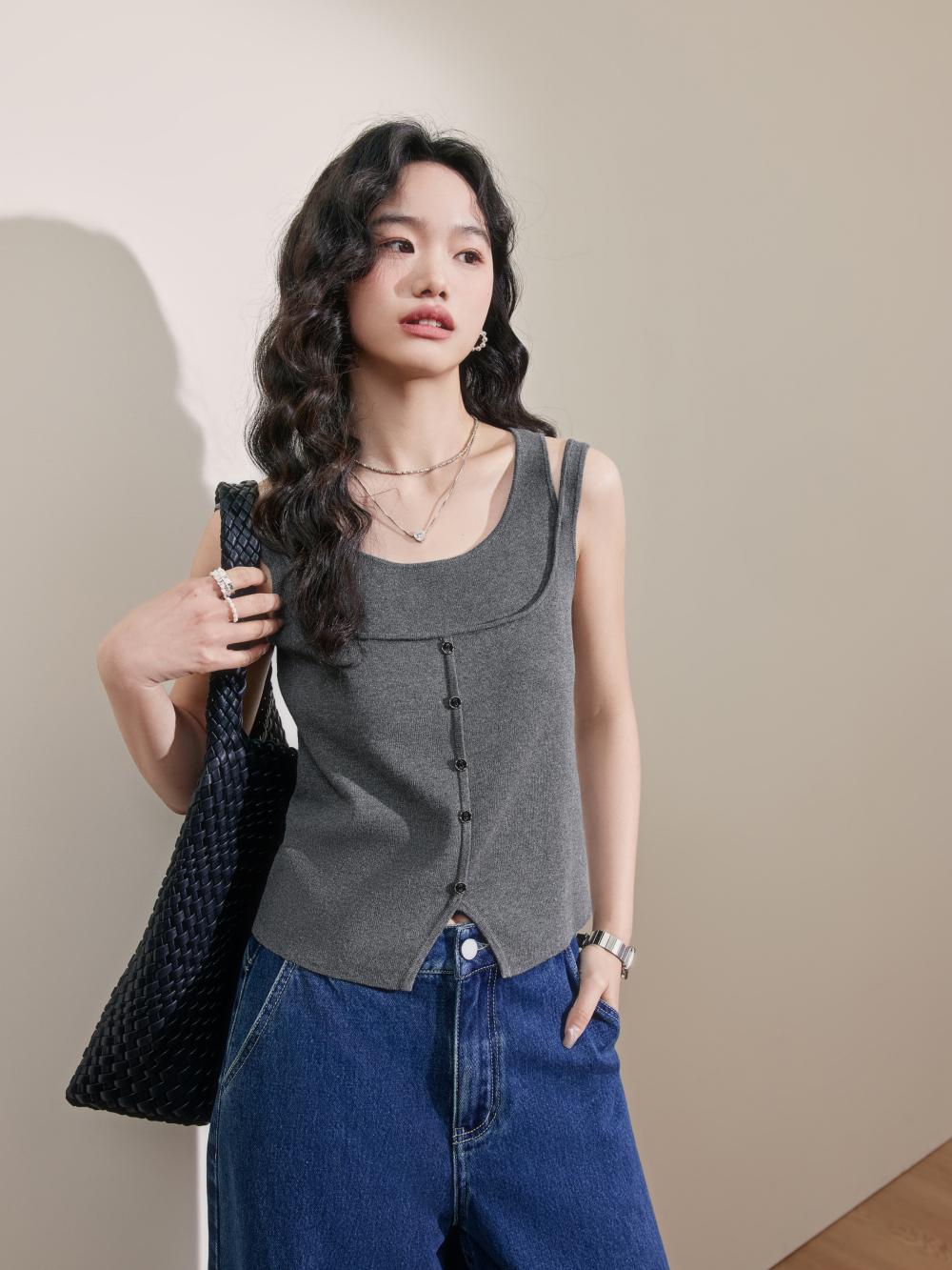 Fake Two-piece Cami