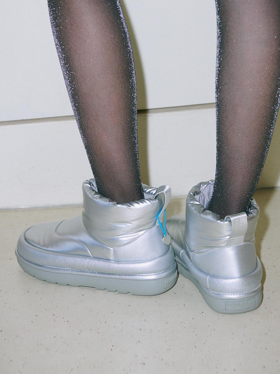 r529_셔벗 숏 패딩부츠_2color