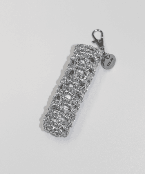 립밤 키링 홀더 Lip Balm Case Key Ring Holder - Silver