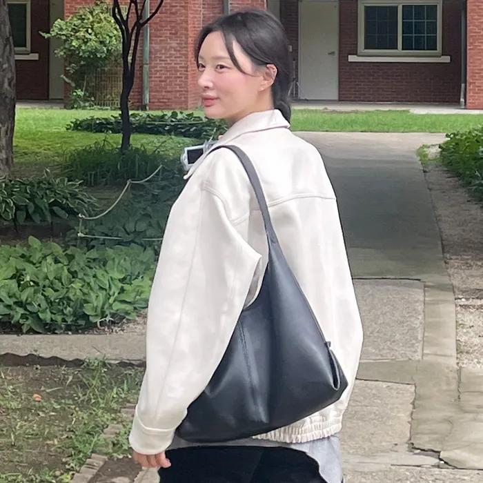 [묵화,가을 PICK] SIAC3076 Lambskin Flow Bag_Black