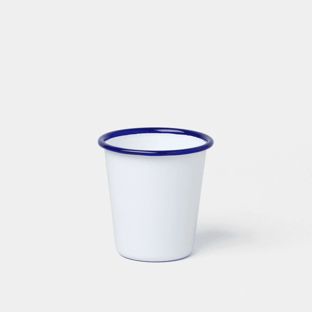 팔콘 에나멜웨어 _ 310ml Tumbler White with blue rim
