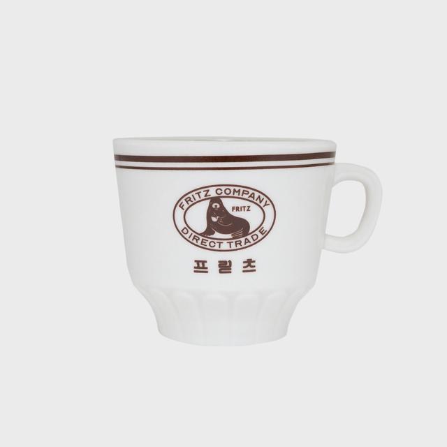 커핑컵 브라운